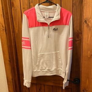 Girls PINK half zip Pullover